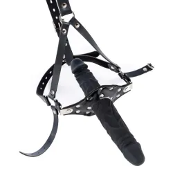 KINKgear Bâillon avec gode Strap Dick 12cm